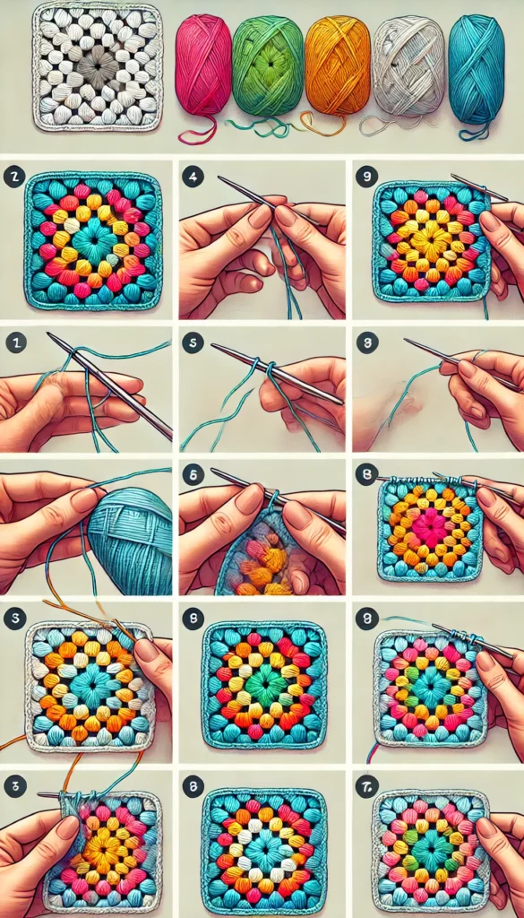 How To Sew Together Granny Squares