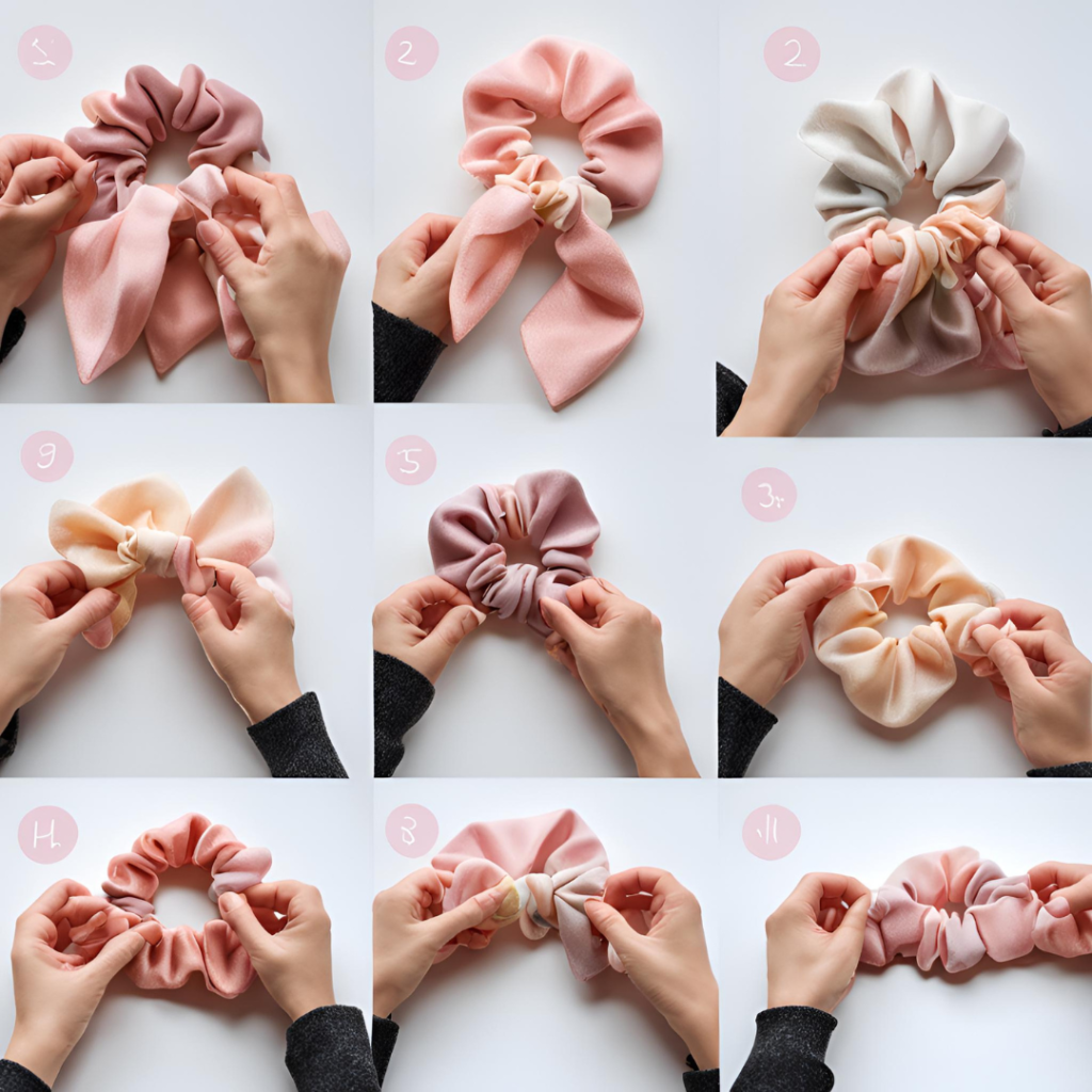 How To Sew Hair Scrunchies