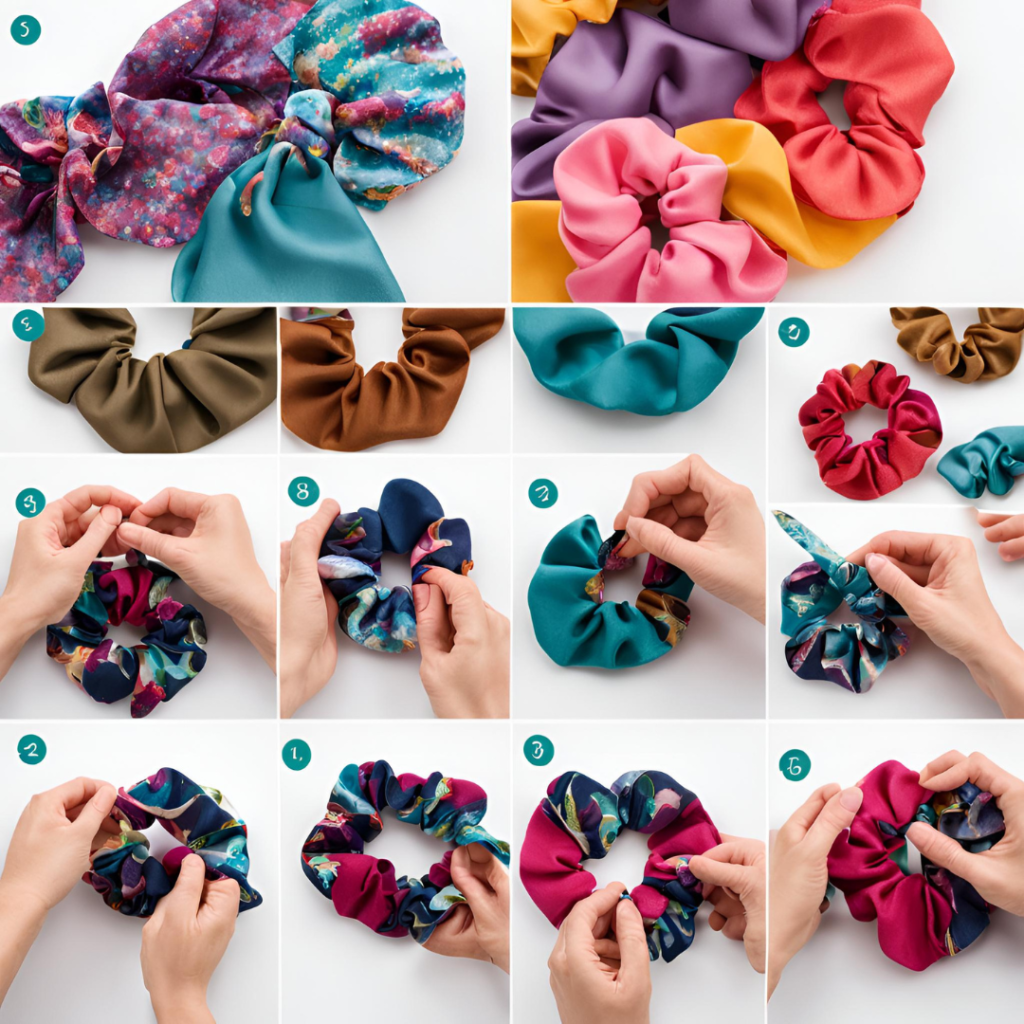 How To Sew Hair Scrunchies