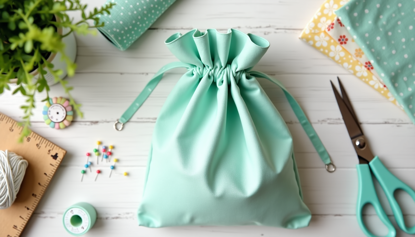 How to Make a Simple Drawstring Bag