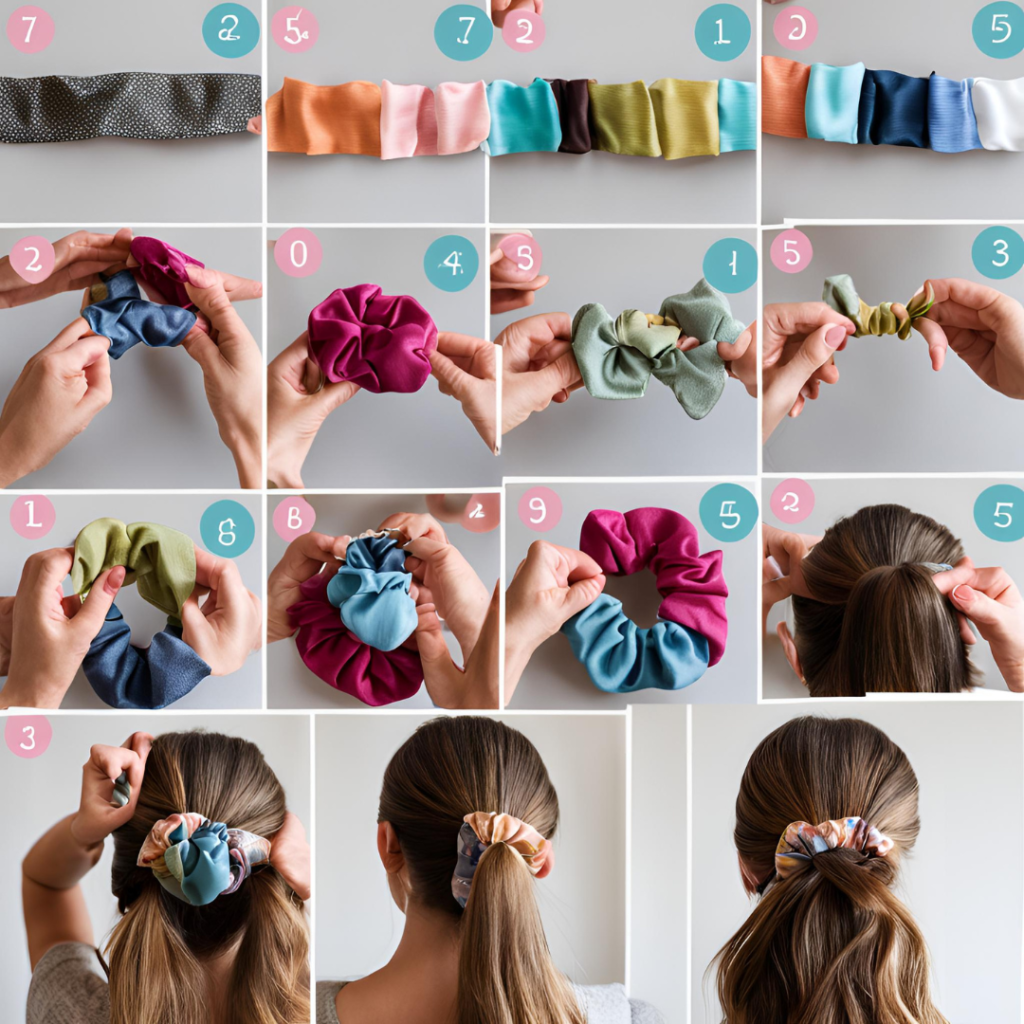 How To Sew Hair Scrunchies