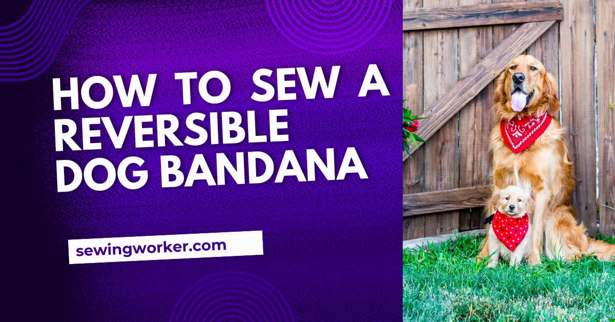 How to Sew a Reversible Dog Bandana