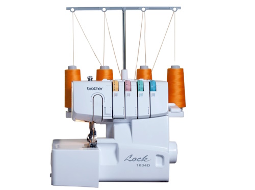 Brother Serger, 1034D, Heavy-Duty Metal Frame Overlock Machine