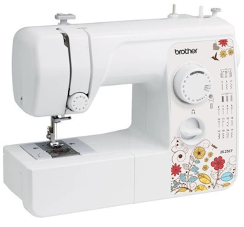 Brother White Metal Sewing Machine, JX2517 - 17 Stitches