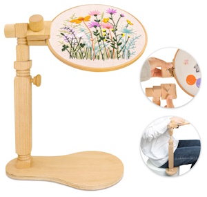 Guofa Adjustable Embroidery Hoop Stand Cross Stitch Stand Lap