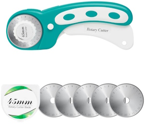 Headley 45mm Rotary Cutter with 5pcs Extra Blades