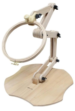 Nurge Adjustable Embroidery Floor Stand, Cross Stitch Hoop Holder