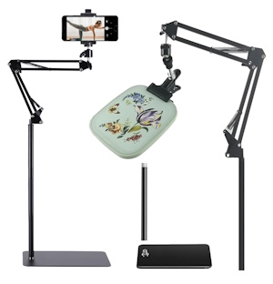 Nurge Embroidery Hoop Stand Lap Embroidery Stands for Hand Work Cross Stitch Frame Stand