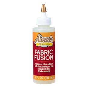 Aleene's Fabric Fusion Glue 4 oz, Nontoxic, Permanent and Washable Adhesive