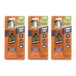 Gorilla Fabric Glue, 100% Waterproof, No Sew Solution