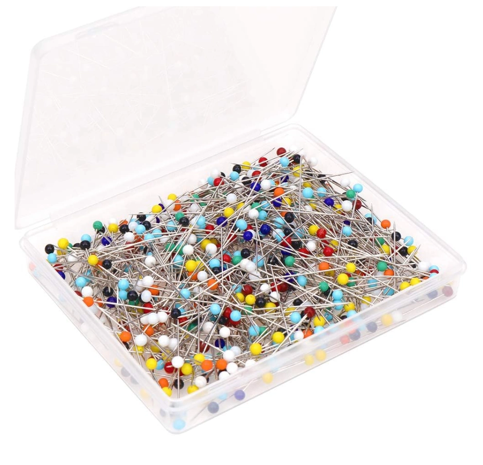 H&S Glass Head Sewing Pins  500PCS