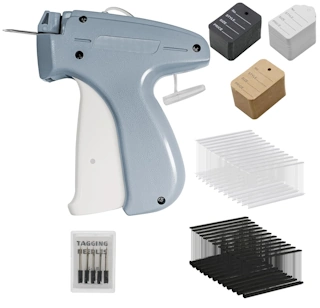 Hronta Tagging Gun for Clothing, Tag Attacher Gun with 5 Steel Needles