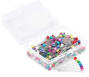 Phinus 600 PCS Straight Pins 1.6 in Pearlized Ball Head Sewing Pins