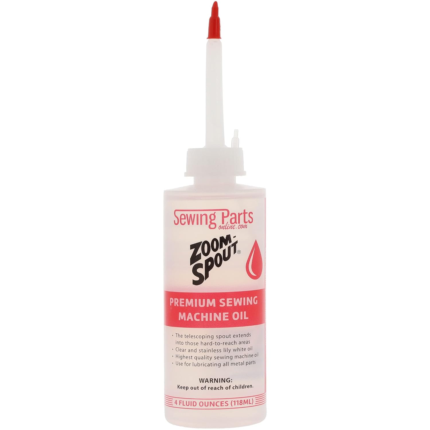 Sewable Premium Sewing Machine Oil with Zoom Spout Oiler