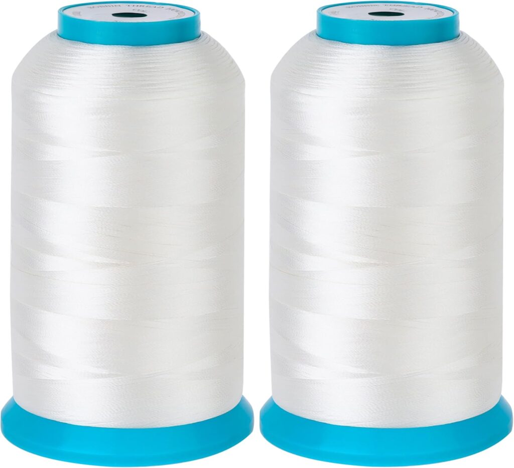 White Bobbin Thread Spools (5000M / 5500Y)