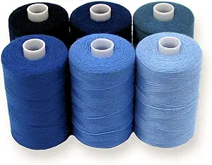 BlesSew Sewing Thread in Blue Color Tones