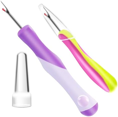 2 PCS Seam Rippers Purple and Green
