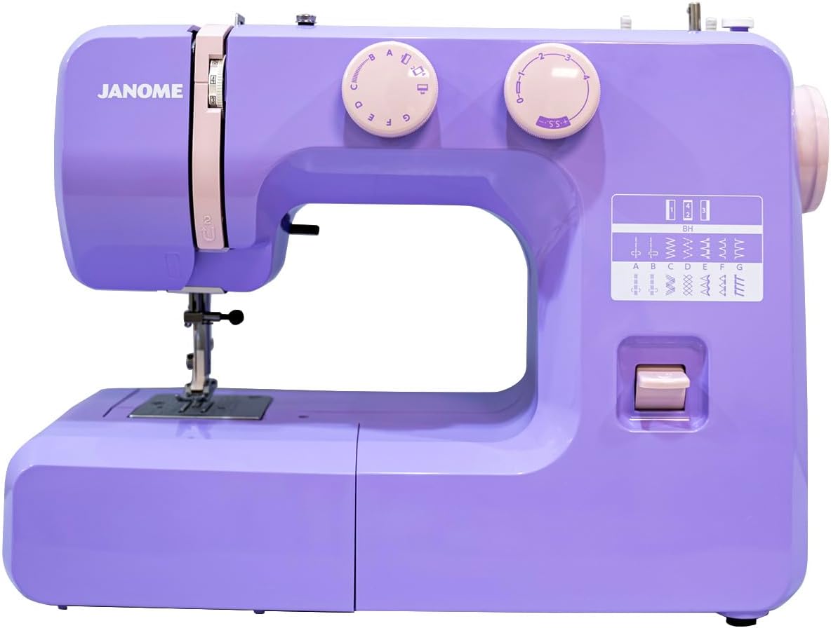 Janome Lovely Lilac Easy-to-Use Sewing Machine