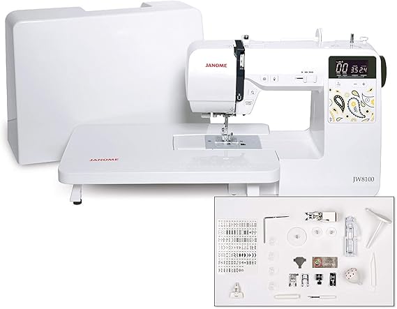 Janome JW8100 Fully-Featured Computerized Sewing Machine