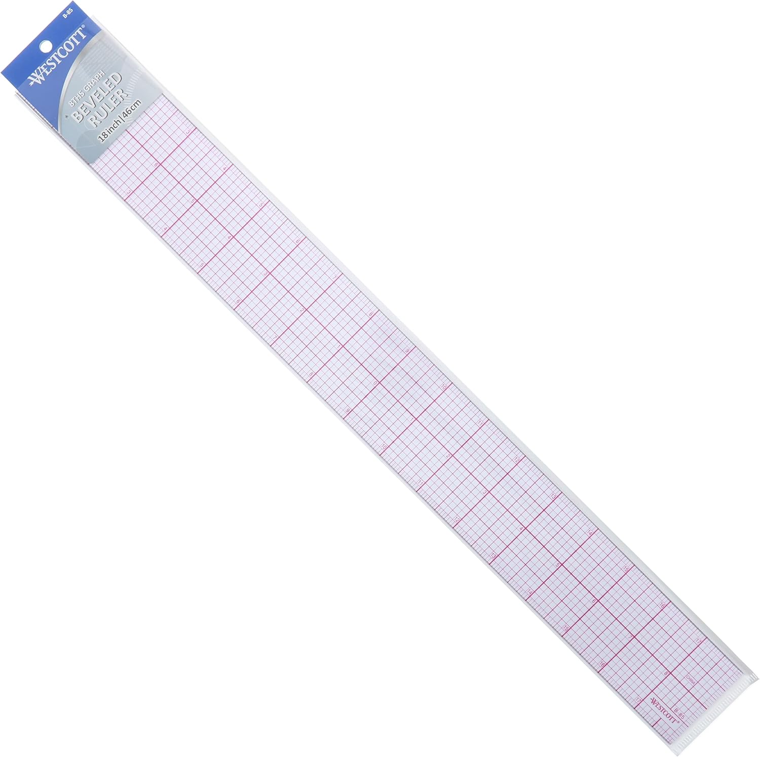 Westcott 18 Inch Beveled Ruler