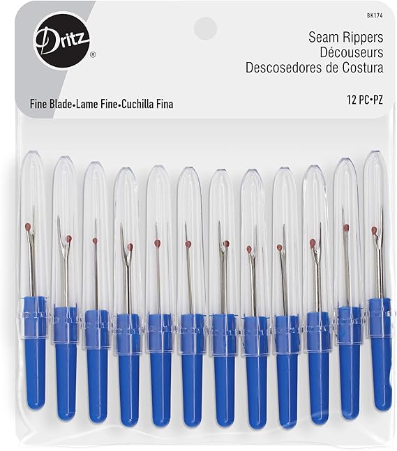 Dritz Seam Ripper Small Blade Sewing Accessories 12 Pack