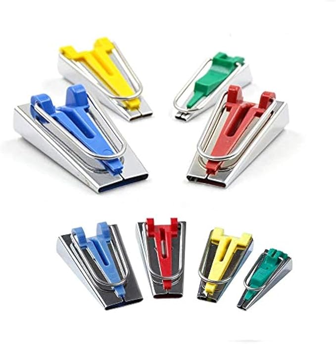 YICBOR 4‑Size Bias Tape Maker – 6mm 12mm 18mm 25mm