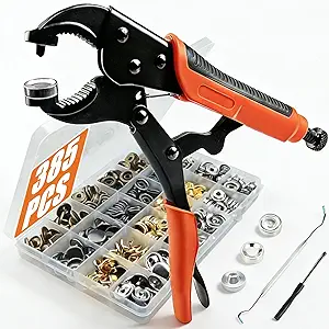 Snap Fastener Tool for Fabric with Multi-Snap Compatibility