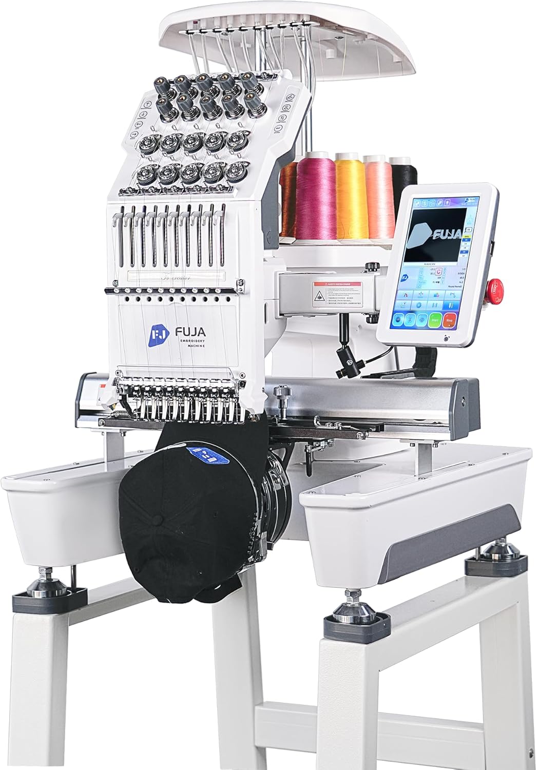 FUJA 10-Needle Commercial Beginners Embroidery Machine
