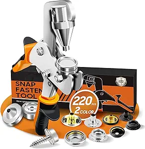 Heavy Duty Snap Fastener Installation and Repair Tool