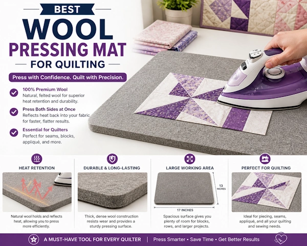 Best Wool Pressing Mat for Quilting