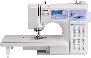 Brother HC1850 Sewing and Quilting Machine, 185 Built-in Stitches, LCD Display, 8 Included Feet