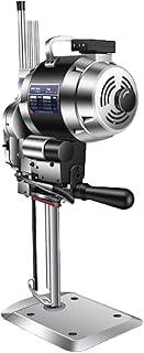 Machine Electric Cloth Cutter,1100W Industrial Fabric Cutting 6”, 8”, 10” Machine with Automatic Knife Sharpening, for Fabric Leather Cloth(160mm)