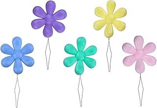 BEADNOVA Embroidery Needle Threader Tool 5pcs Plastic Flower Head Sewing Machine
