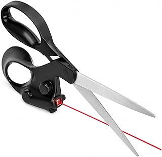 Laser Guided Scissors for Fabric Cutting, Professional Laser Scissors Guide for Quilting Tools, Sewing Scissors Crafting Paper Gift Wrapping, Ergonomic Sharp Dressmaking Shears