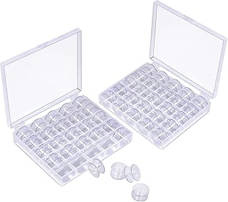 Joyberg 50 Pcs Bobbins, Plastic Bobbins for Brother Sewing Machine
