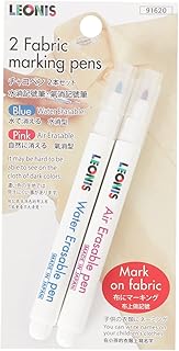 LEONIS Water Erasable Fabric Marking Pen & Disappearing Ink Fabric Marking Pen Set [ 91620 ]