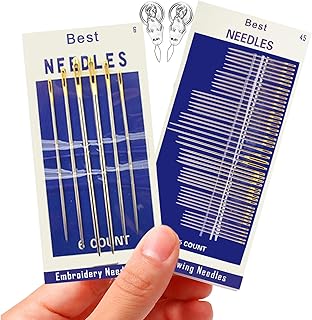 13 Size Stainless Steel Large Eye Sewing Needles