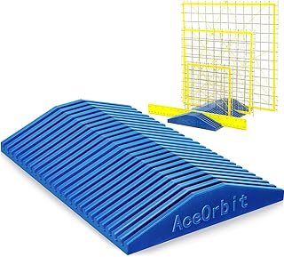 AceOrbit 24 Slot Quilting Rulers Rack Storage, Desktop Sewing Ruler Holder Organizer for Quilting and Sewing