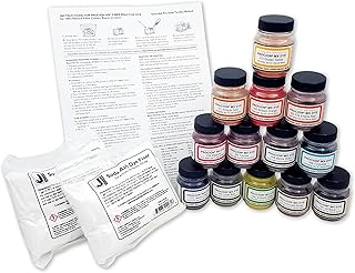 Procion MX Dye Color Set, Includes 13-2/3 Ounce Jars, 2-1lb Soda Ash Dye Fixer, Instruction Sheet, Color Chart