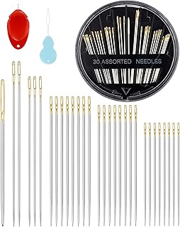 FIVEIZERO 30-Count Steel Hand Sewing Needles