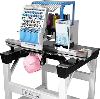 FLEURDENZ 15-Needle Commercial Embroidery Machine
