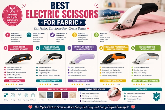 Best Electric Scissors For Fabric