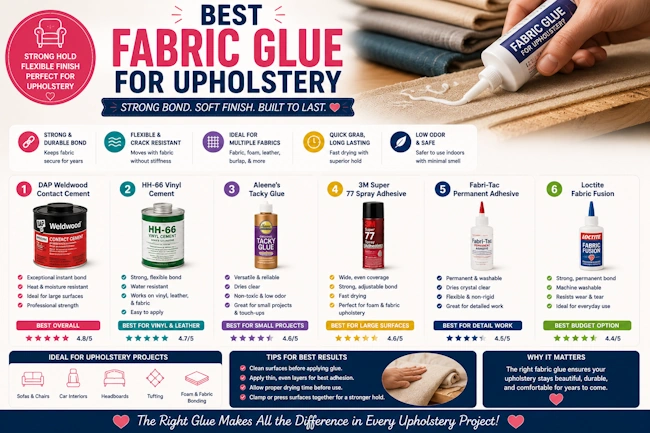 Best Fabric Glue For Upholstery