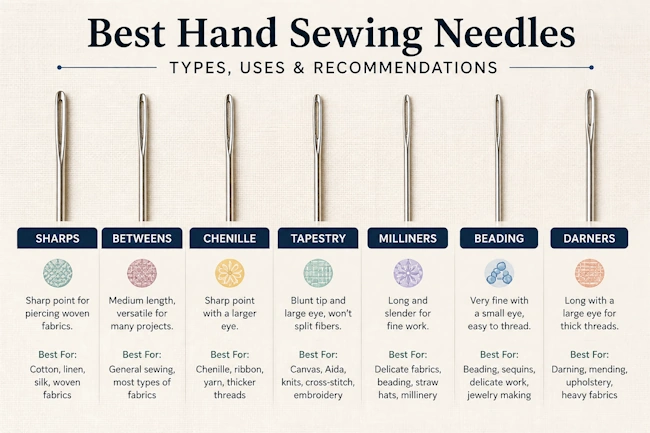 Best Hand Sewing Needles