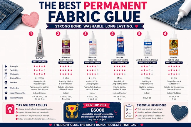 Best Permanent Fabric Glue