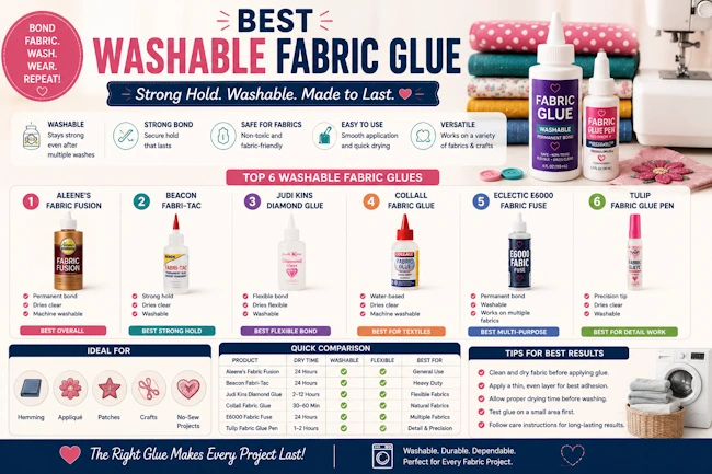 Best Washable Fabric Glue