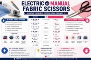 Electric vs Manual Fabric Scissors