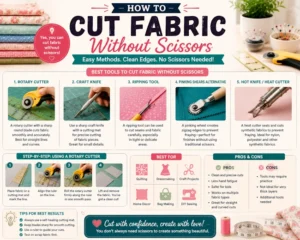 How to Cut Fabric without Scissors