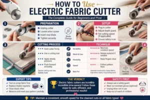 How to Use Electric Fabric Cutter