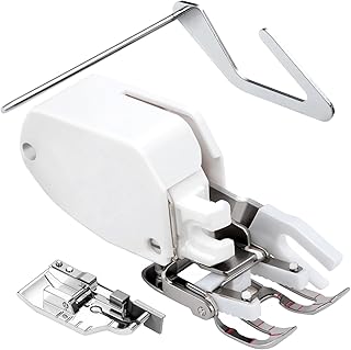 Walking Foot for Brother Sewing Machine, Quilting and Open Toe Walking Foot W/Guide Sewing Presser Foot Stitch Through Multiple Layers Fits for Brother, Singer and More Sewing Machine